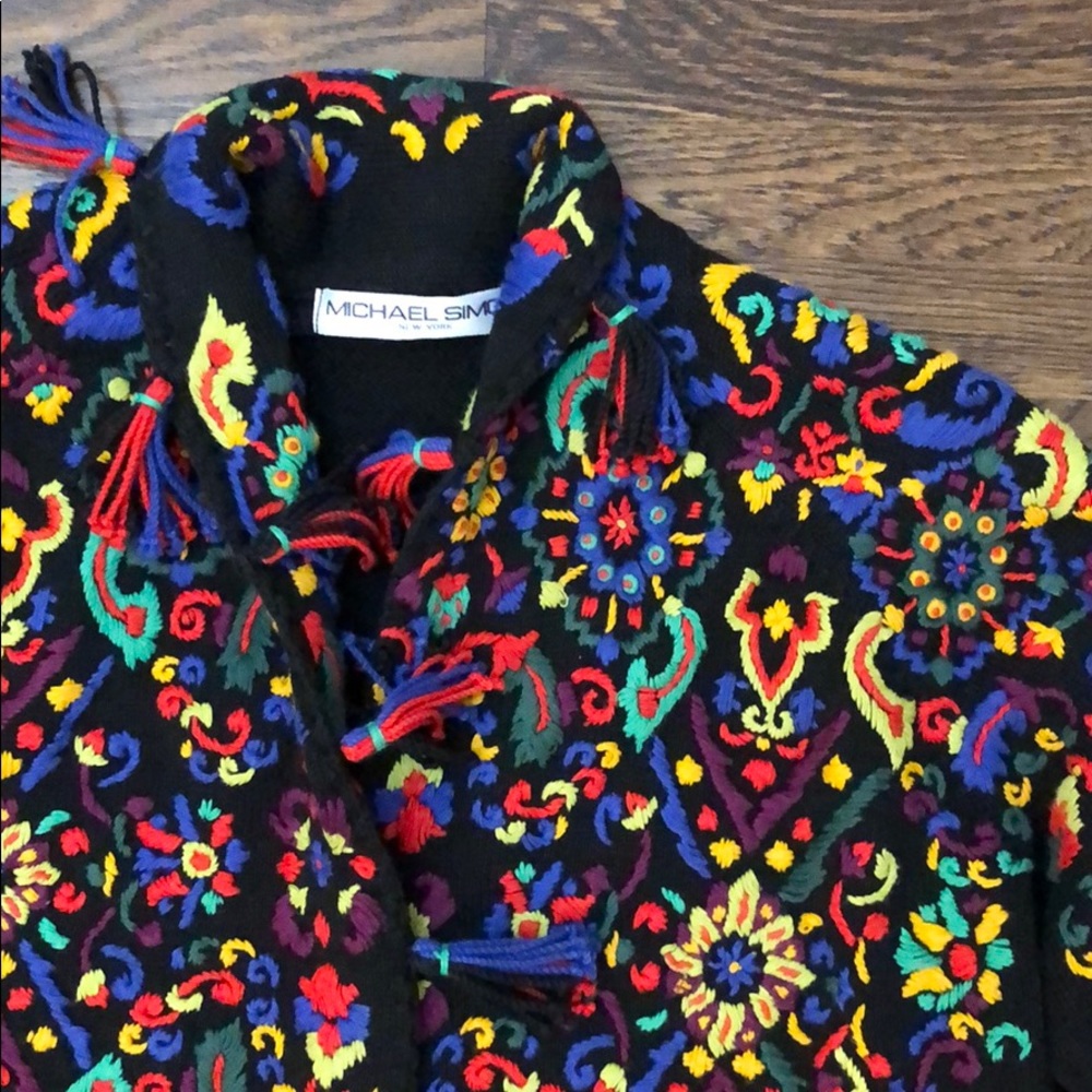 Beautiful Rainbow Michael Simon Sweater